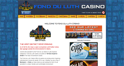 Desktop Screenshot of fondduluthcasino.com